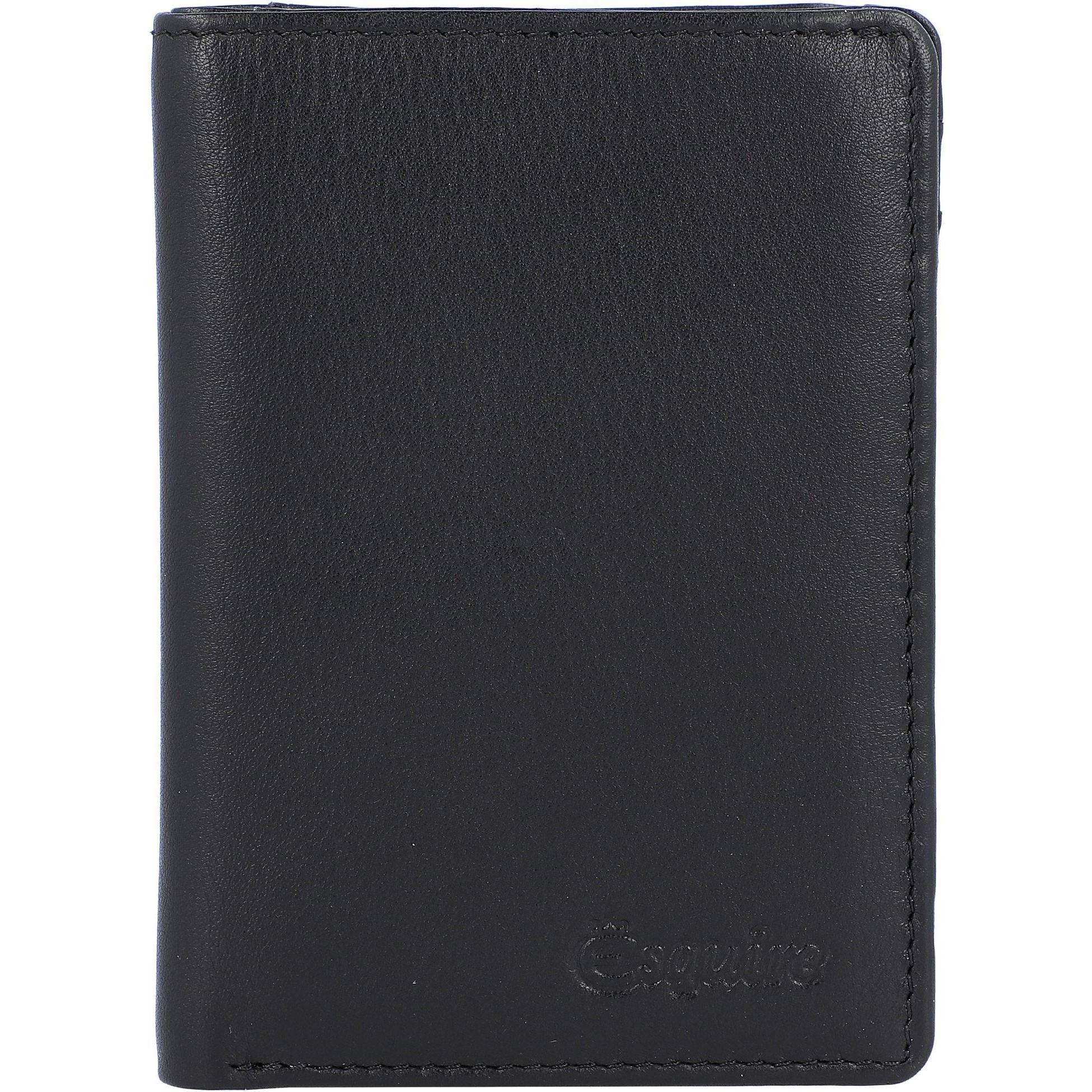 Thumbnail - Esquire, Damen, Portemonnaie, Oslo Kreditkartenetui RFID Leder 7,5 cm, Schwarz