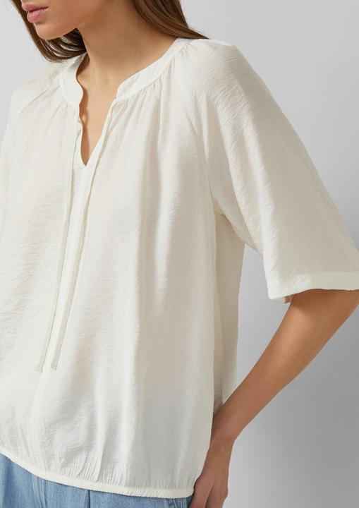 Immagine prodotto s.Oliver Bluse Strukturierte Viskosemix-Bluse im O-Shape (36)