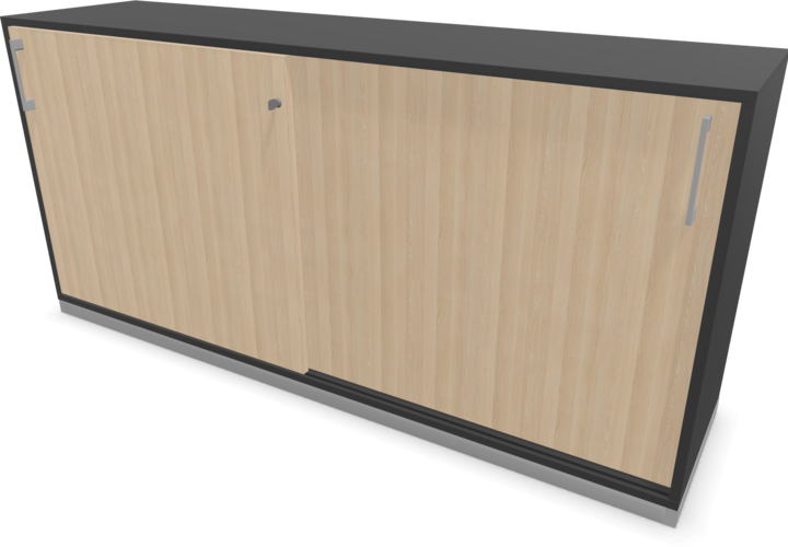 Silbergrau, Eschendekor sandbeige mit Struktur, Dunkelgrau
