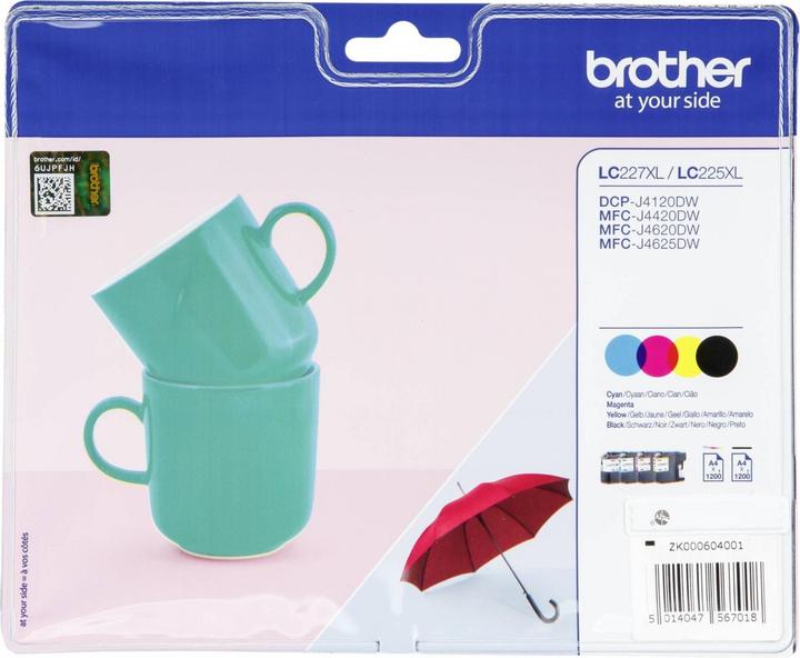 Produktbild Brother LC-227XLVALBP Value Pack (M, C, Y, BK)