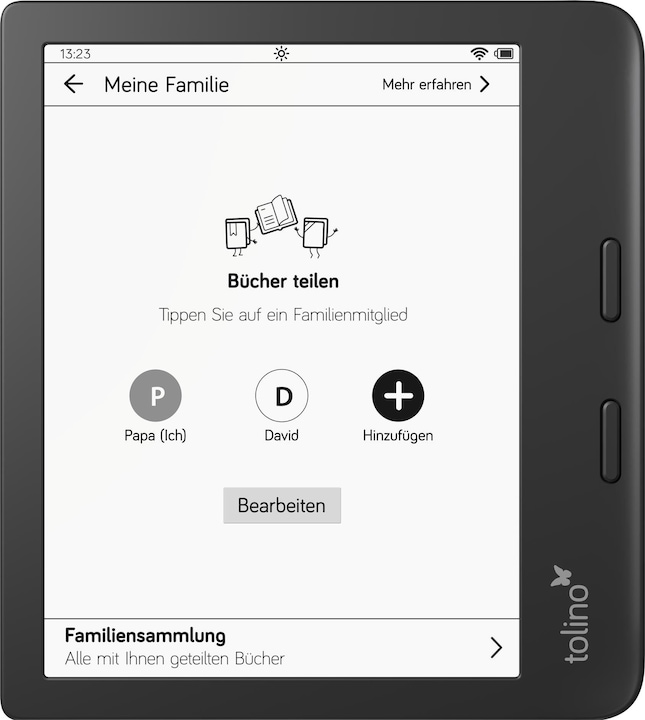 Produktbild tolino vision 6 (7", 16 GB, Black)