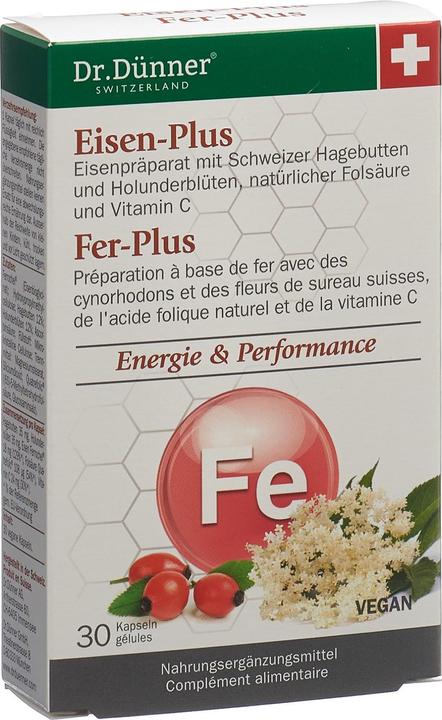 Actual product image Dr. Dünner Iron-Plus Caps (30 pcs., Capsules, 28 g)