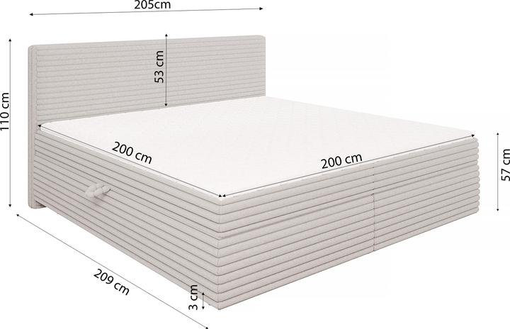 Actual product image Ropez Loret (200 x 200 cm)