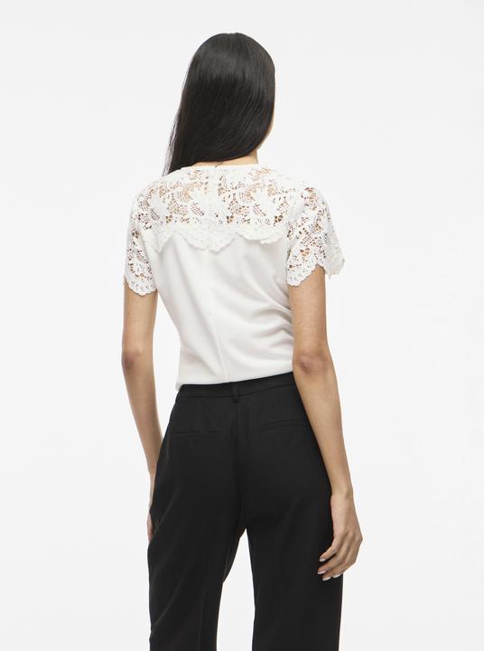 Produktbild Vila VICLARA Spitzen Oberteil mit kurzen Ärmeln (L)