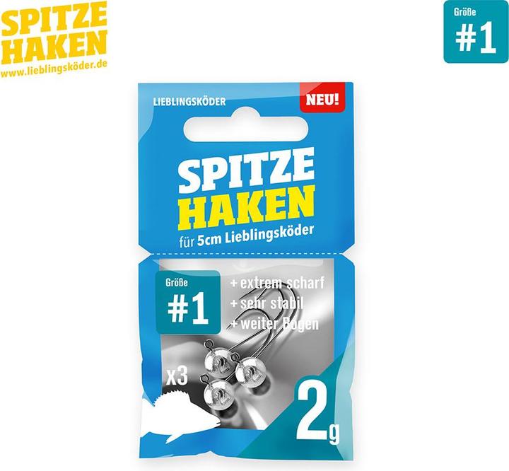 Image du produit Lieblingsköder Hameçon pointu Tête de jig