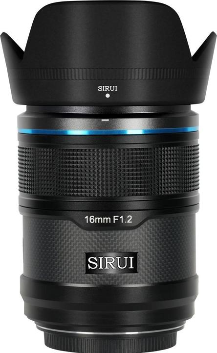 Produktbild Sirui Sniper 16AS12Z-B 16mm F1.2 APS-C/S35 Auto-Focus Lens(Z Mount, Black, Carbon Fiber) (Nikon Z, APS-C / DX)