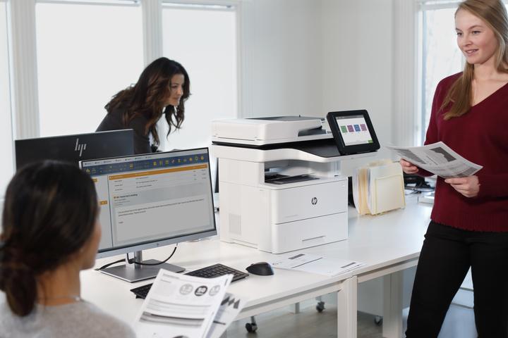 Actual product image HP M528z LaserJet Enterprise (Laser, Black and white)