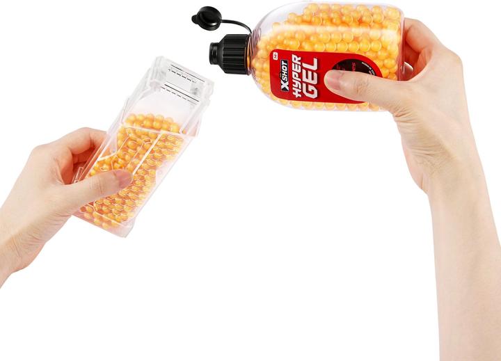 Actual product image Zuru X-SHOT Hyper Gel Clutch Blaster with gel balls - EN71