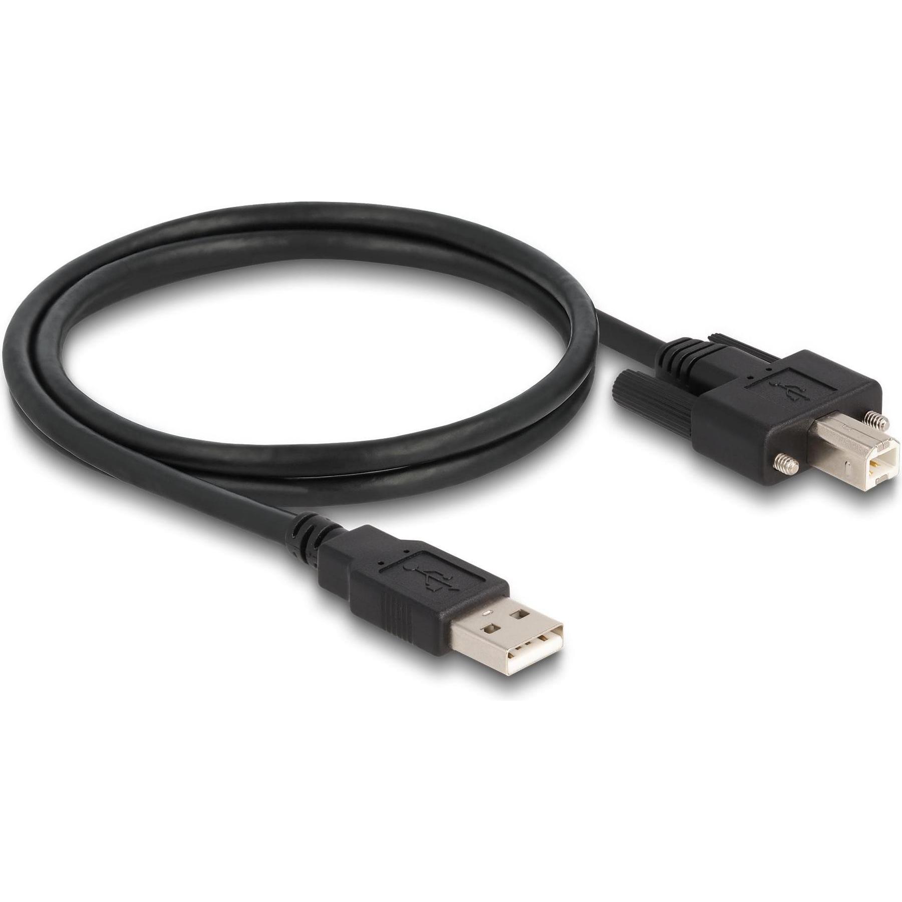 Thumbnail - Delock USB 2.0-Kabel USB A - USB B 1 m (1 m, USB 2.0), USB Kabel