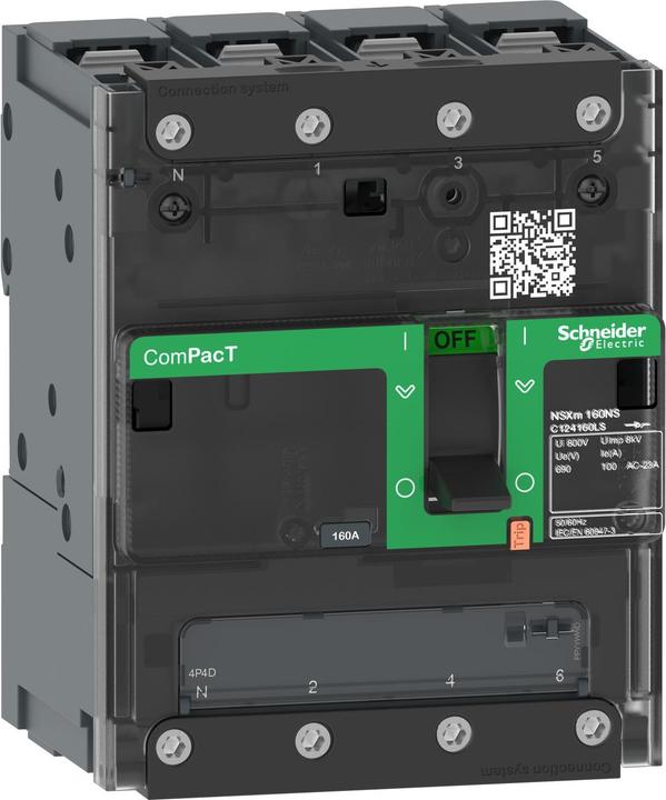Actual product image Schneider Electric C124160BS Switch-disconnector ComPacT NSXm NA 4P 160 A