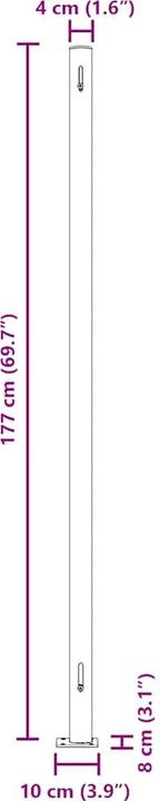 Image du produit vidaXL Auvent latéral (6 m)