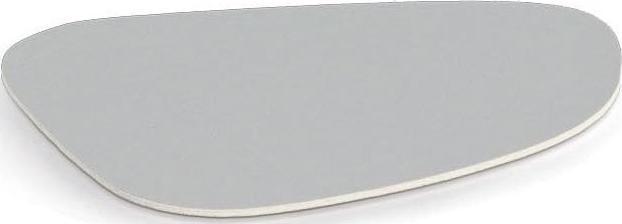 Actual product image Zeller Present Glasuntersetzer-Set Kunstleder 2-farbig 4-teilig 10x12 cm (4x, Glass coaster)