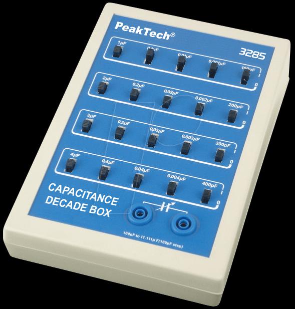 Actual product image Peaktech Capacitance decade 100 pF...11,111 uF ( 3285)