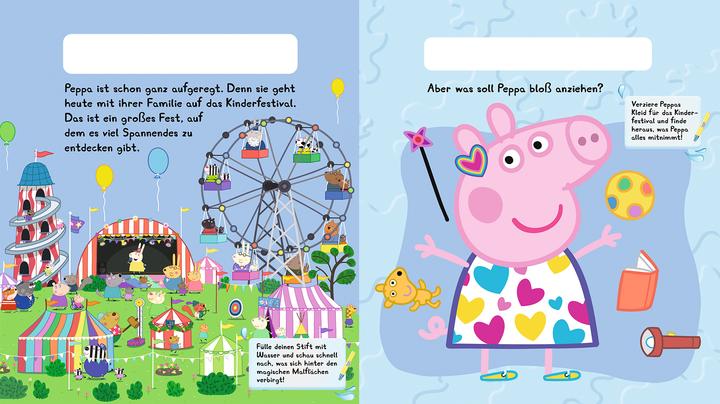 Produktbild Panini Peppa Pig: Peppa auf dem Matschfestival - Magischer Wassermalspass (Deutsch, Panini, 2024)