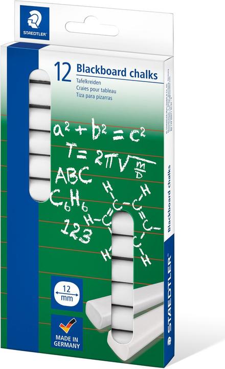 Image du produit Staedtler Craie pour tableau noir (Blanc, 12 x)