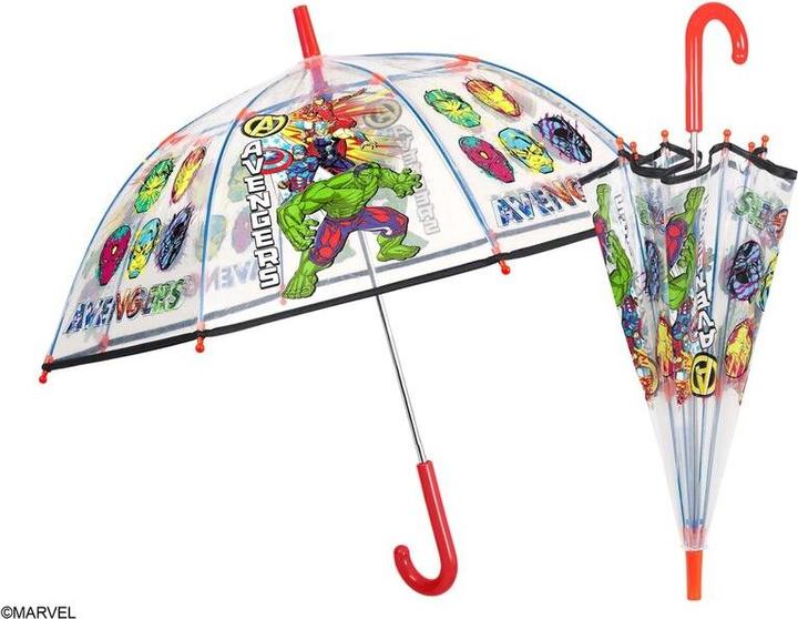 Produktbild Perletti Marvel Avengers manual transparent umbrella 45cm