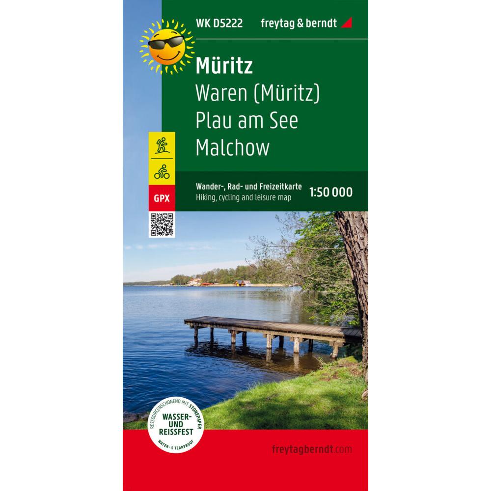 Müritz, Waren (Müritz), Plau am See, Ma, Landkarte