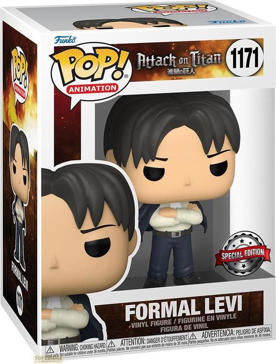Image du produit Funko Pop! Attack on Titan : Formal Levi EXM