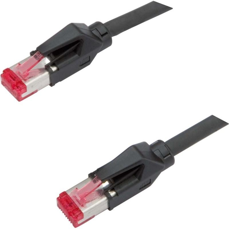 Bachmann Patchkabel (S/FTP, CAT6a, 1 m), Netzwerkkabel