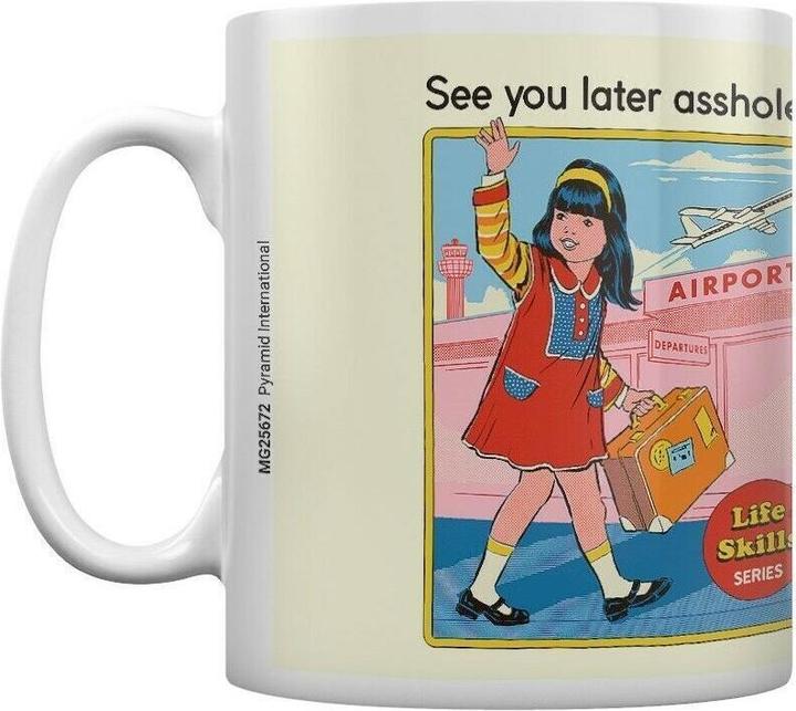 Immagine prodotto Steven Rhodes Tazza da caffè See You Later Assholes (325 ml, 1 x)