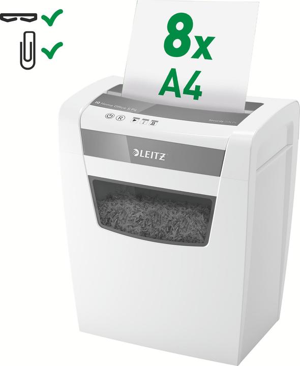 Immagine prodotto Leitz Shredder IQ Home Office S P-4, 8 pagine (Taglio delle particelle)