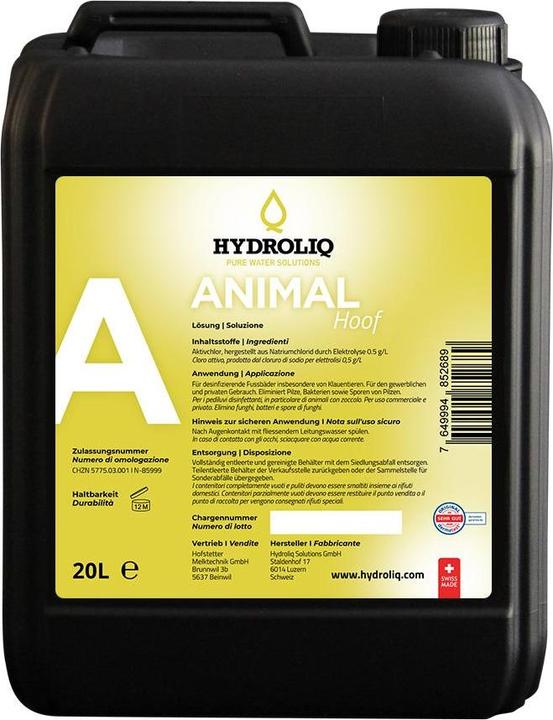 Hydroliq AnimalHoof claw disinfectant (Dog, 20000 ml)