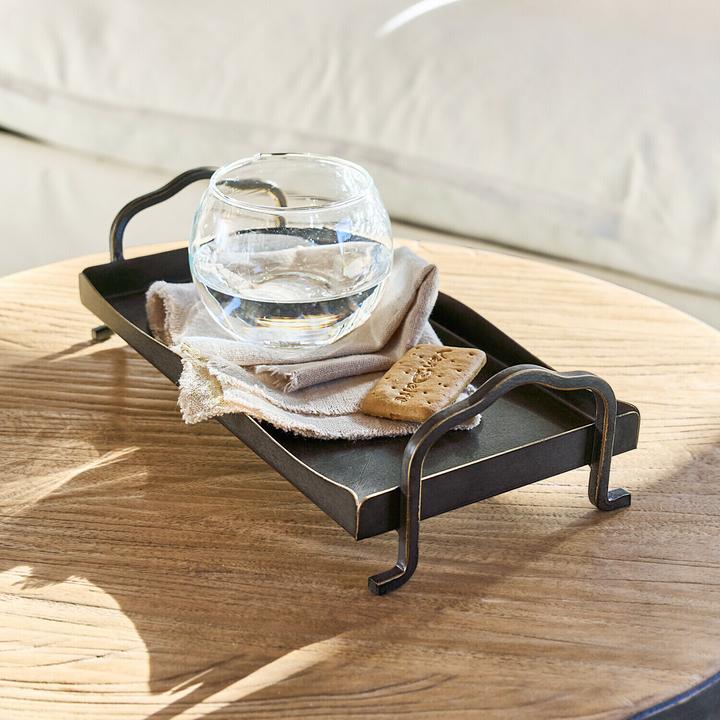 Produktbild Loberon Tablett Yixeno antikbraun