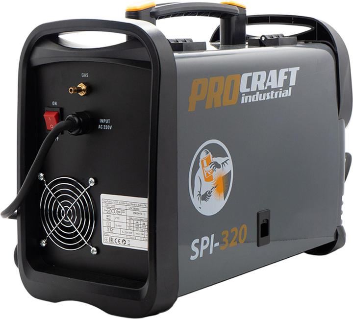 Actual product image Procraft SPI-320 Inverter welding machine 5.3 kW 19.65 V 160 A semi-automatic