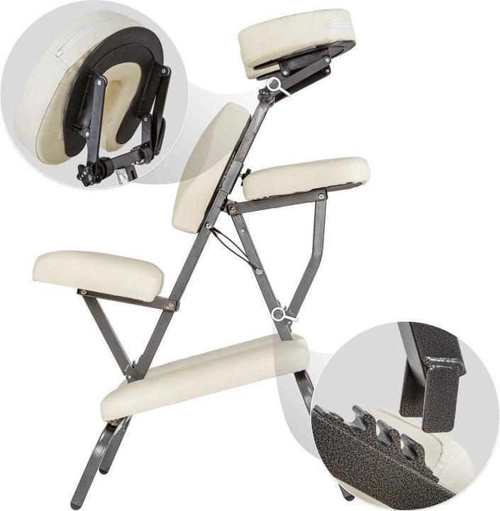 Actual product image tectake Massage chair