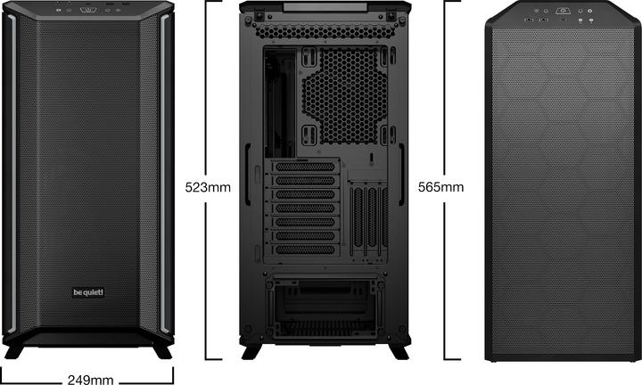 Produktbild be quiet! Dark Base 701 (mATX, Mini-ITX, E-ATX, ATX)