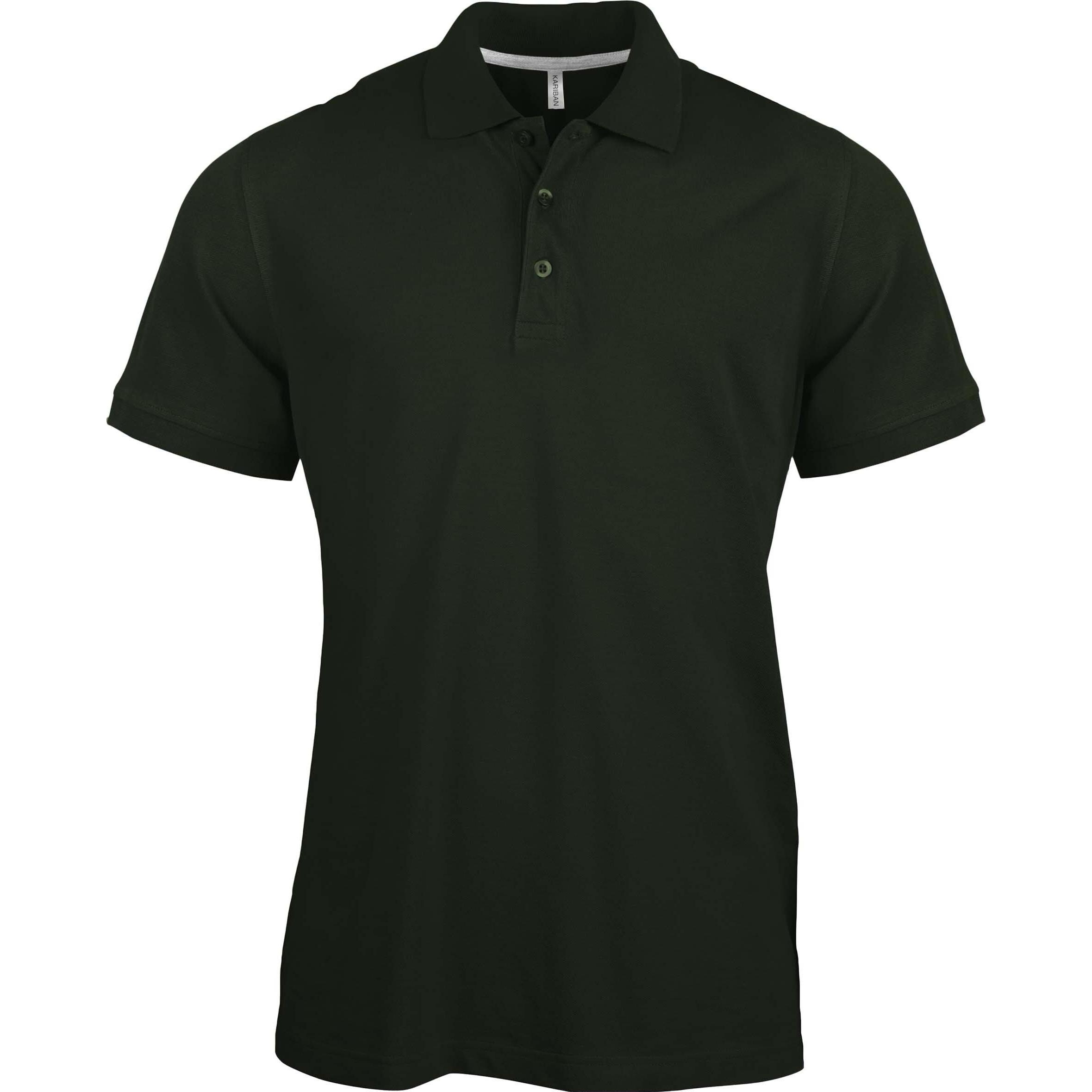 Kariban, Herren, Shirt, Kurzarm-Poloshirt, Grün, (4XL)