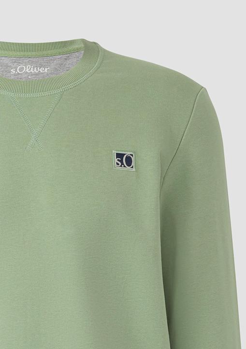 Produktbild s.Oliver Sweatshirt Sweatshirt aus Baumwollmix mit Crew Neck (S)