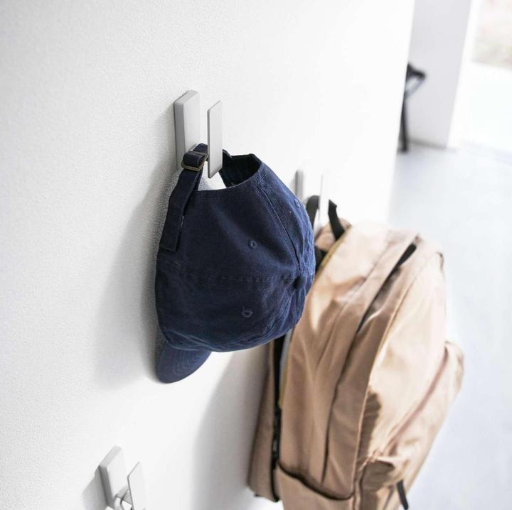 Actual product image Yamazaki Wall hooks (set of 3) TOWER