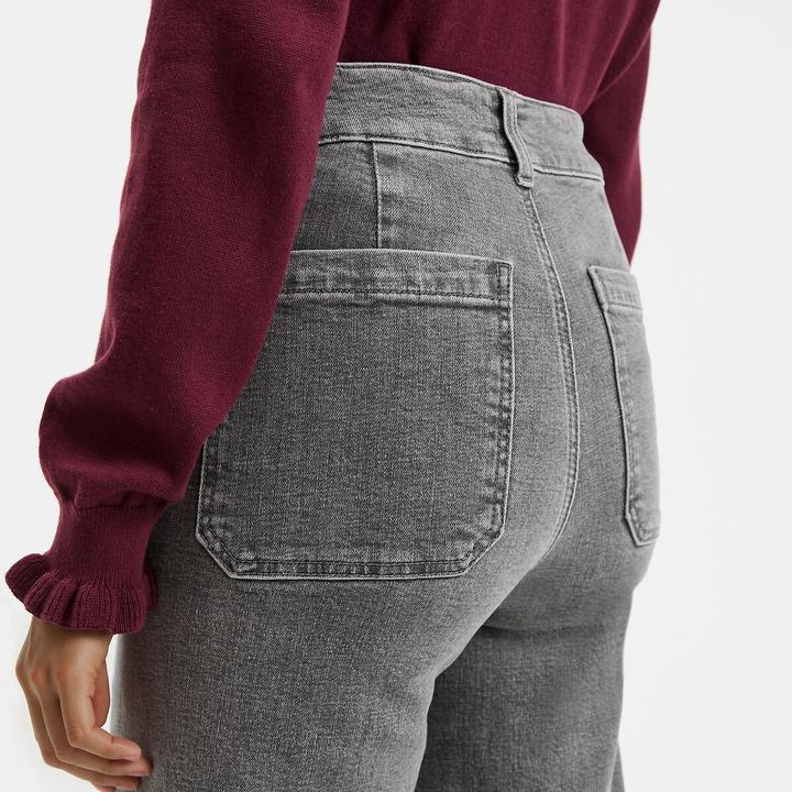 Actual product image La Redoute Collections High-Waist-Jeans (Frequency band 38 (2600 MHz))