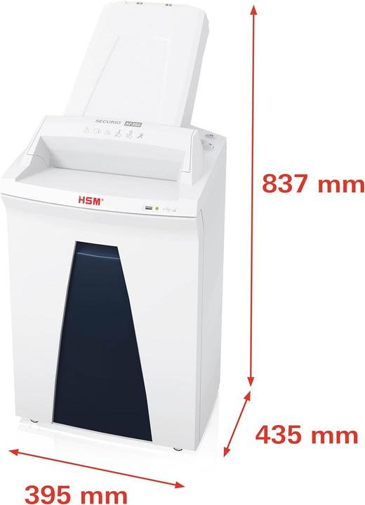 Immagine prodotto HSM Distruggidocumenti SECURIO AF350 1.9x15mm livello di taglio delle particelle P-5 (Taglio delle particelle)