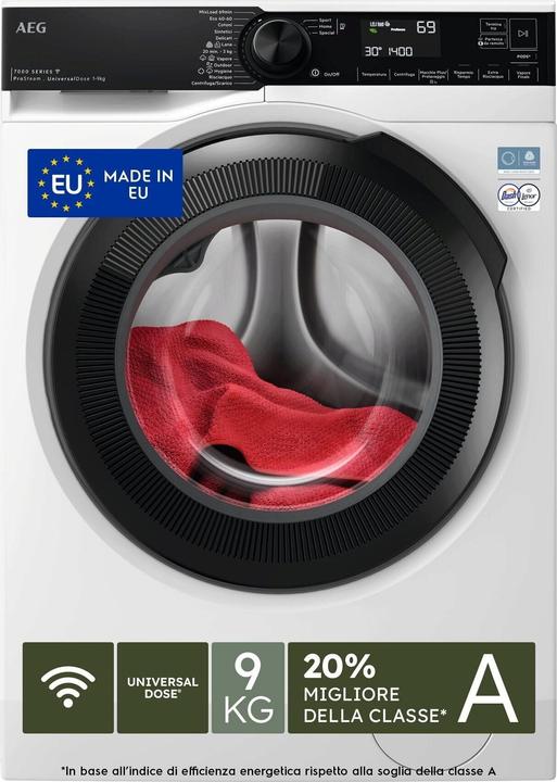 Produktbild AEG Waschmaschine Serie 7000 ProSteam UniversalDose 9 (9 kg, Links)