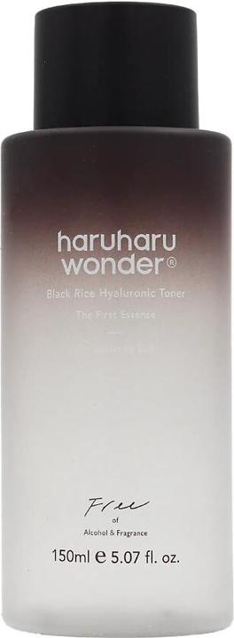 Actual product image Haruharu Wonder Black Rice Hyaluronic Toner Fragrance Free (Face toner, 150 ml)