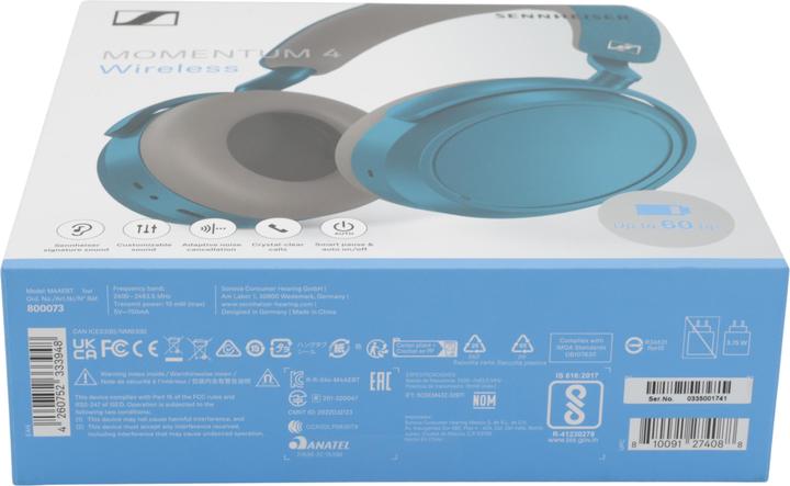 Actual product image Sennheiser Momentum 4 Wireless (ANC, 60 h, Cable, Wireless)