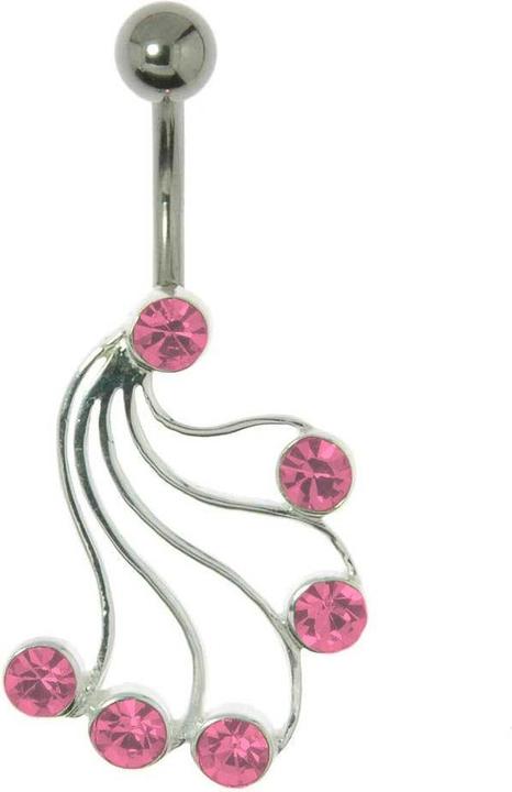 Image du produit Bijouteria Piercing nombril (Argent 925, Cristallin, Acier chirurgical 316L)