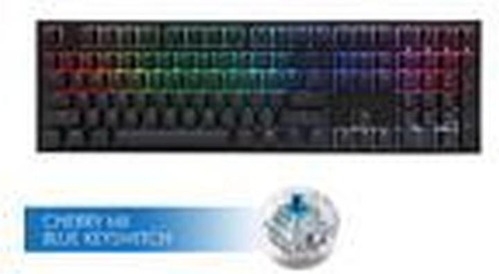 Produktbild Ducky ONE 2 Backlit PBT Gaming Tastatur, MX-Blue, RGB LED - schwarz (US) (US, Kabelgebunden)