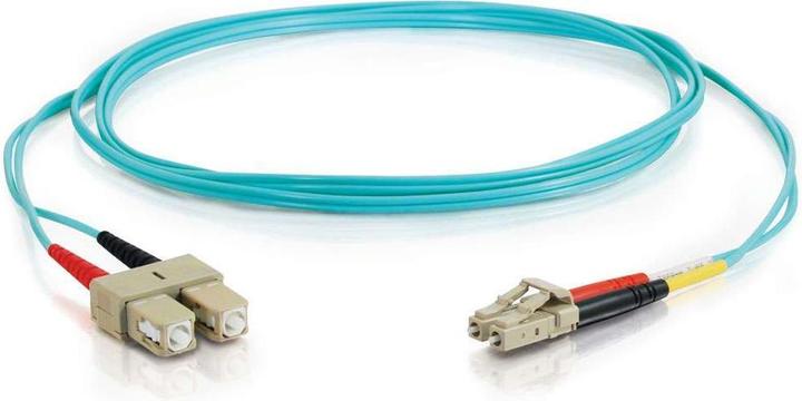 Produktbild C2G LC-SC 10Gb 50/125 OM3 Duplex Multimode PVC Fiber Optic Cable (LSZH) (1 m)