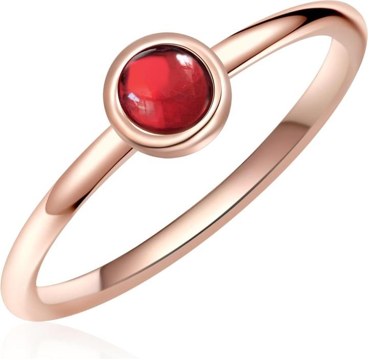 Image du produit Glanzstücke München Femmes argent sterling grenat rose or - 11094 (60, Argent 925)