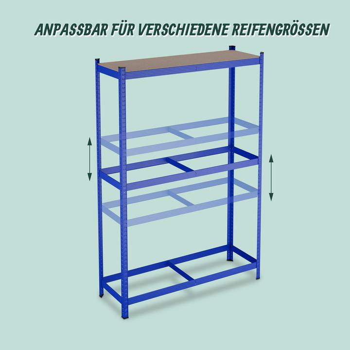Actual product image Relaxdays Tyre rack