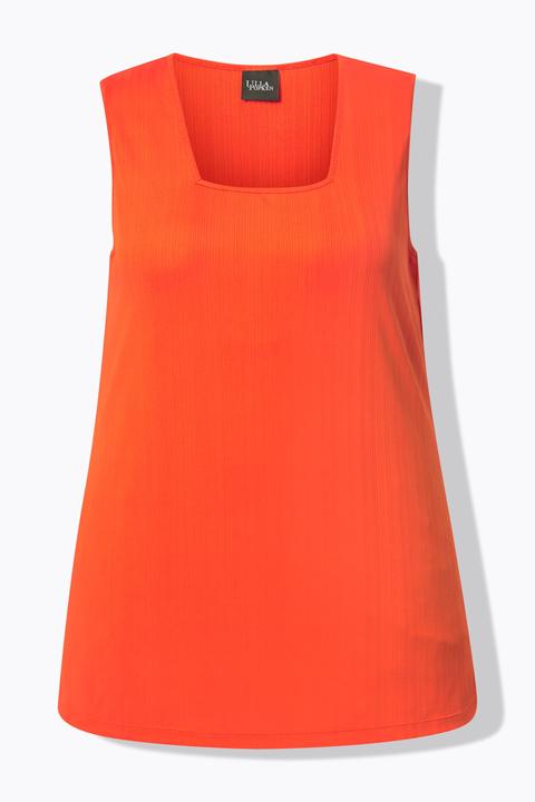 Actual product image Ulla Popken Square Neck A-Line Tank (56)