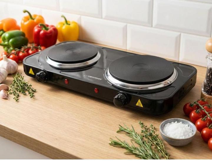 Productafbeelding Esperanza EKH014K Elektrische kookplaat 2 zones (n) Zwart