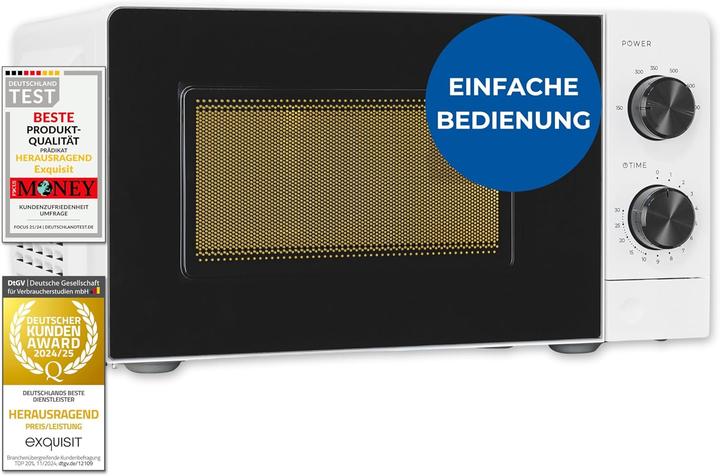 Produktbild Exquisit MW950-070 Weiss Grossgeräte (20 l)
