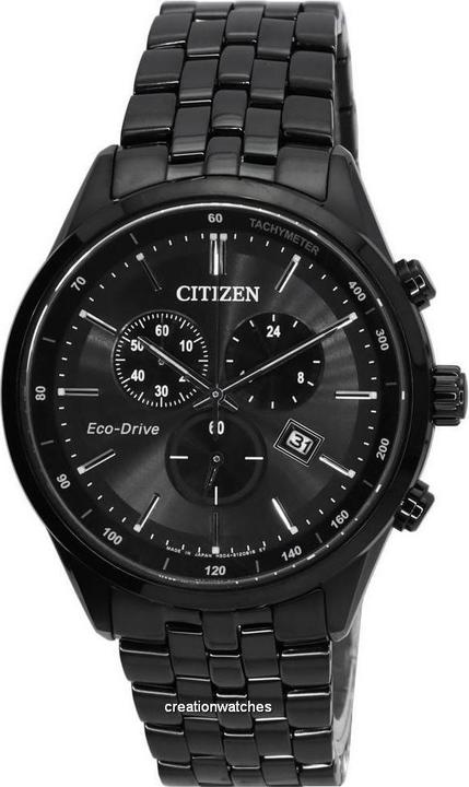 Productafbeelding Citizen Chronographe Eco-Drive Croso Tout Noir (Chronograaf, 48.50 mm)