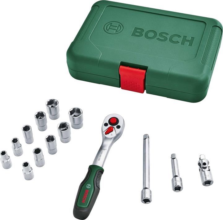 Bosch Home & Garden 1/4" Steckschlüsselsatz 14-teilig