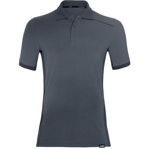 Uvex Safety, Arbeitsjacke, Poloshirt uvex suXXeed industry grau, anthrazit XL (XL)