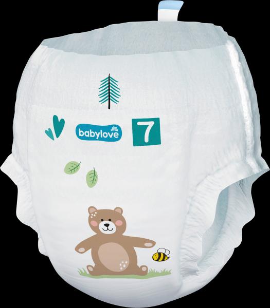 Actual product image dm babylove Baby Pants Premium (Size 7, Pack, 18 Piece)